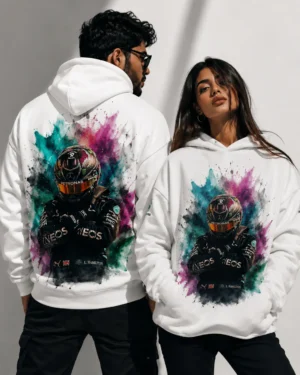 L. Hamilton — Splash Art Oversized Hoodie