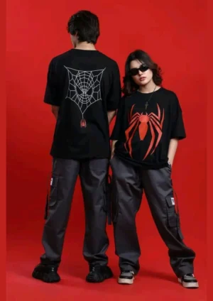 Venom Web — Spider Graphic Oversized Tee